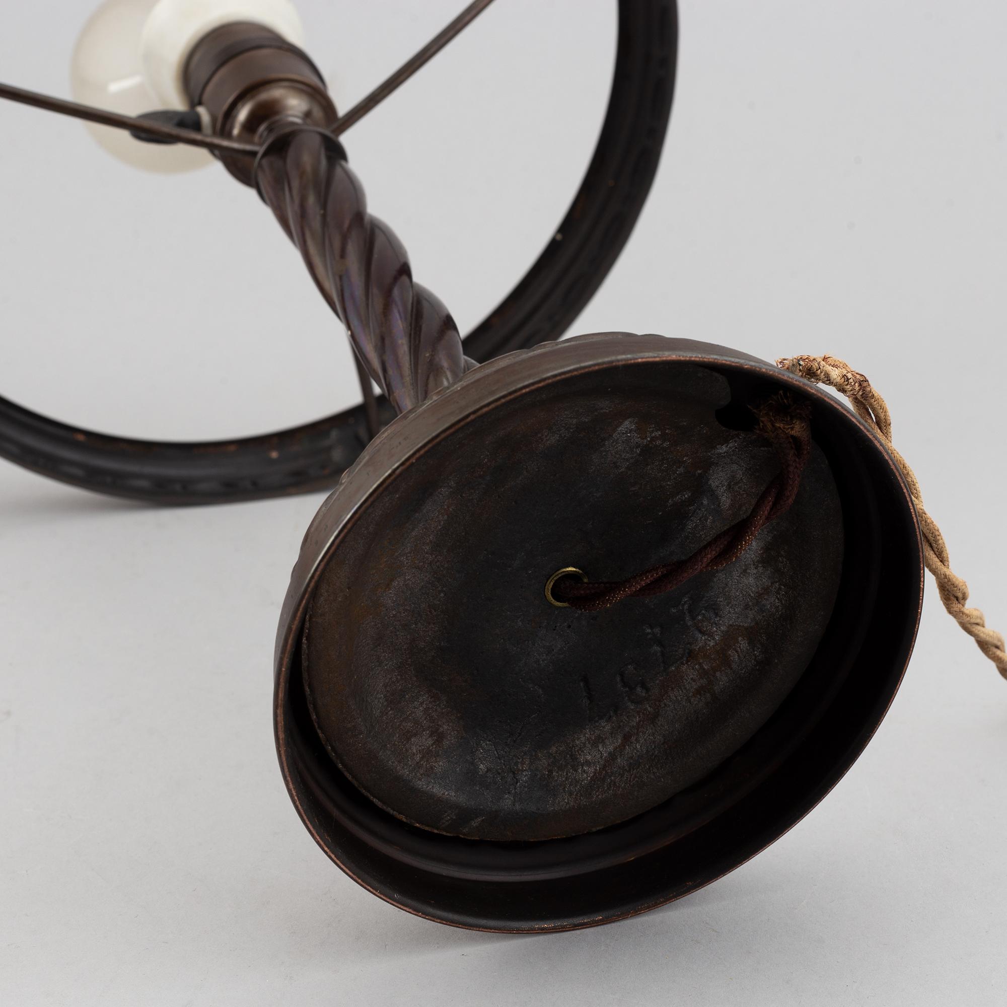 a 1920's table lamp.