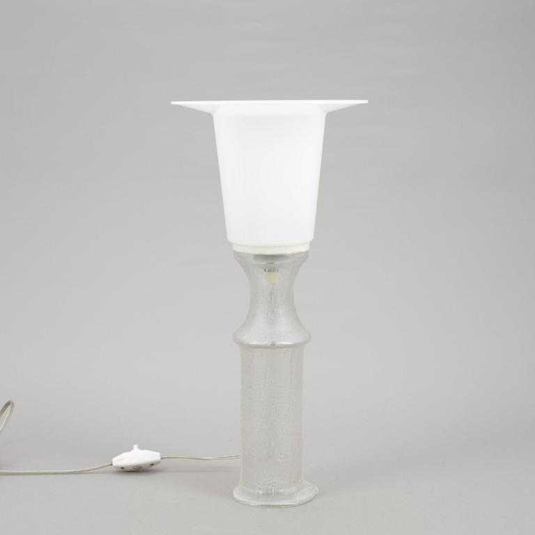 BORDSLAMPA, glas, Timo Sarpaneva, Iittala för Luxus, Sverige, 1960-tal.