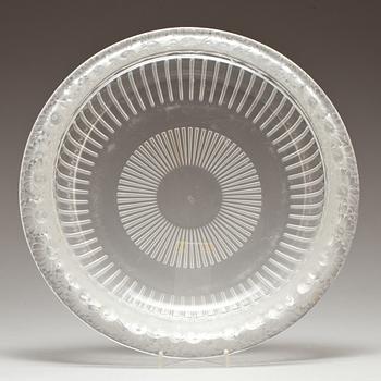 SKÅLFAT, glas. Lalique. 1900-tal.