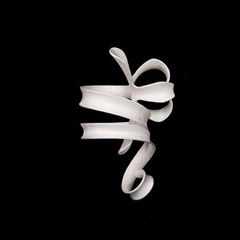 RING, "Flower with tendril no. 1", silver, 2007.