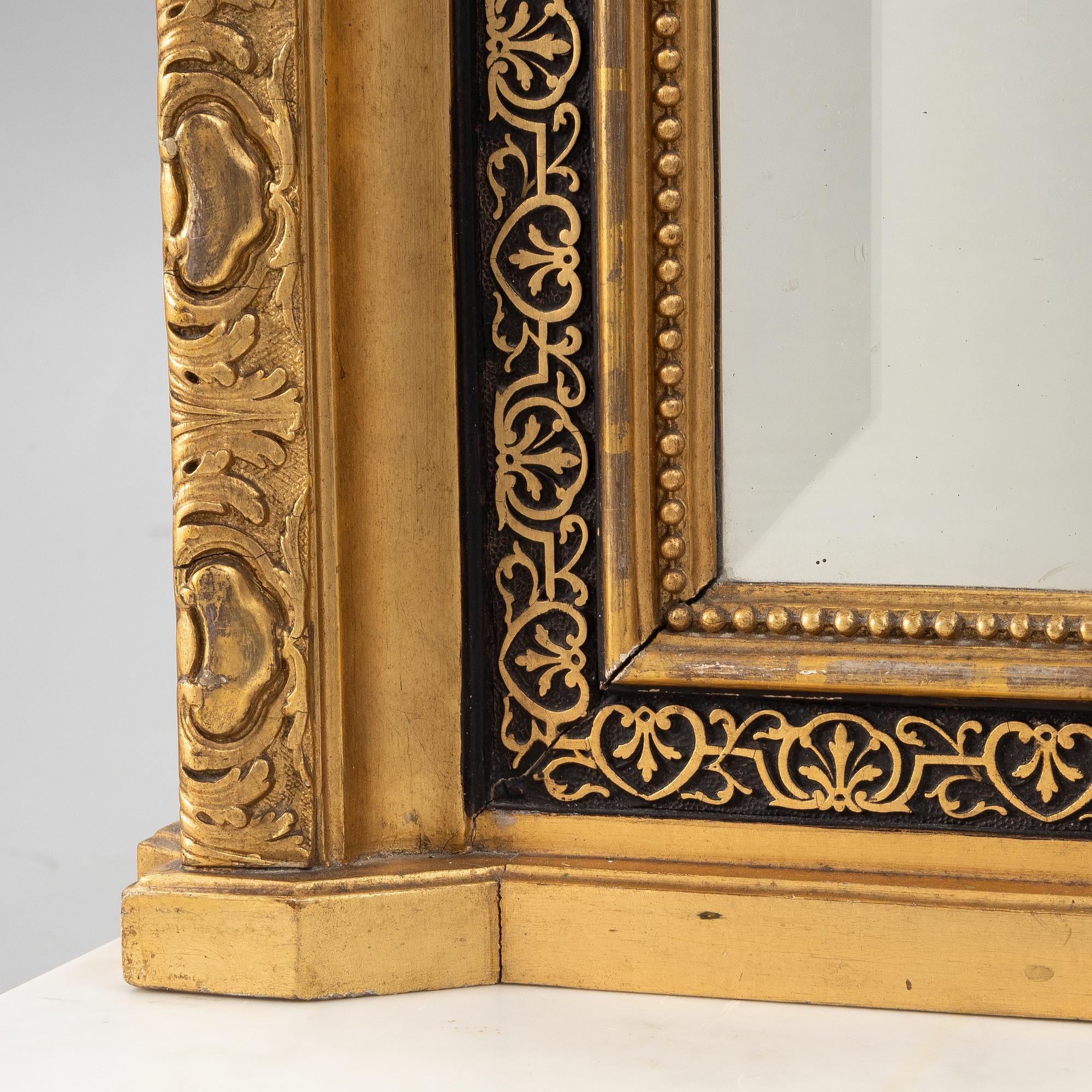 A late 19th Century mirror.