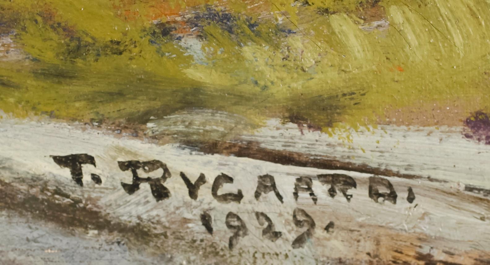 THORVALD RYGAARD, olja på duk, signerad och daterad 1929.