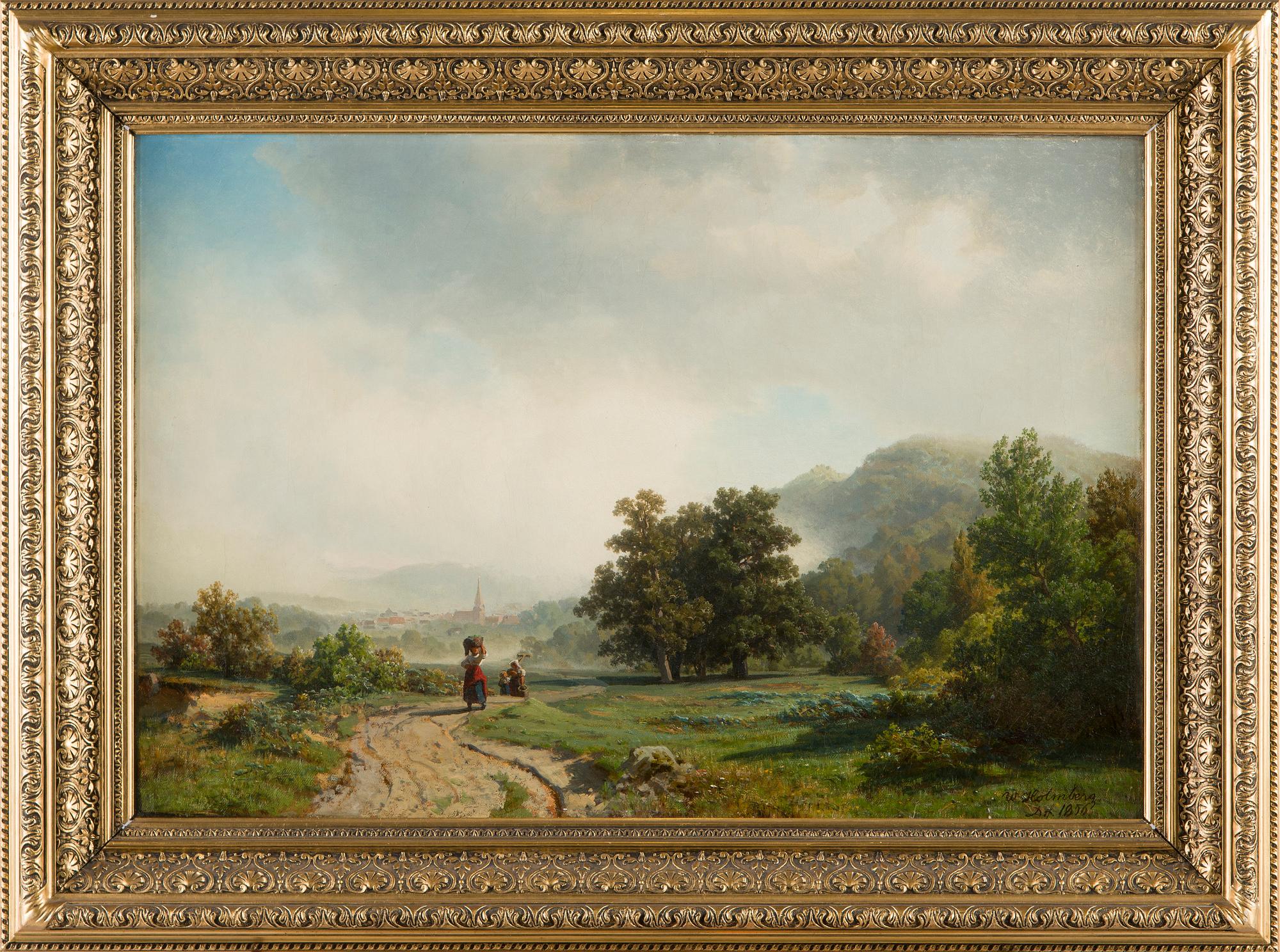 Werner Holmberg, Landscape from Germany.