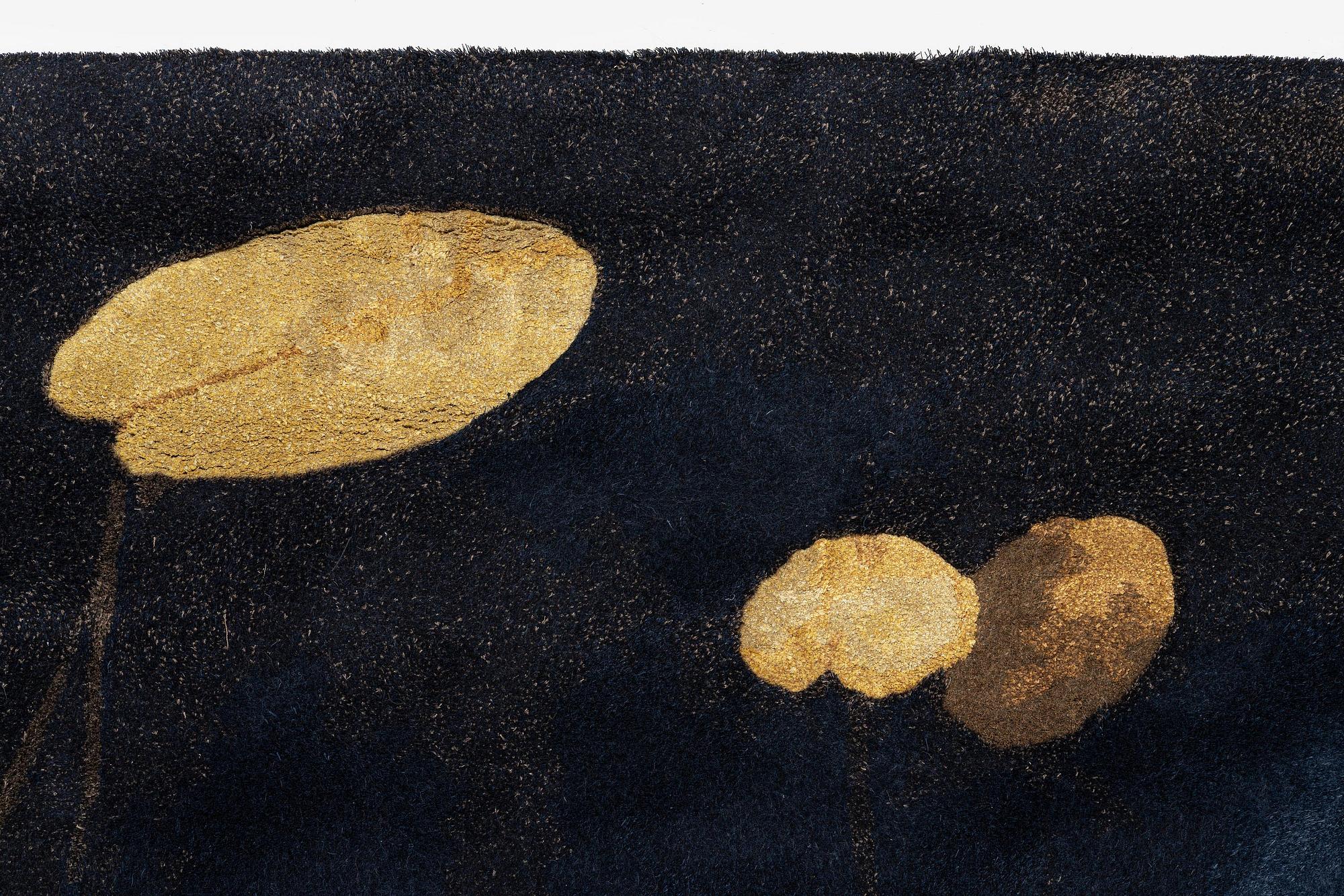 Denise Grünstein, a hand tufted 'Folium' carpet, hand tufted, c. 270 x 230 cm, Ferreira de Sá, Portugal.