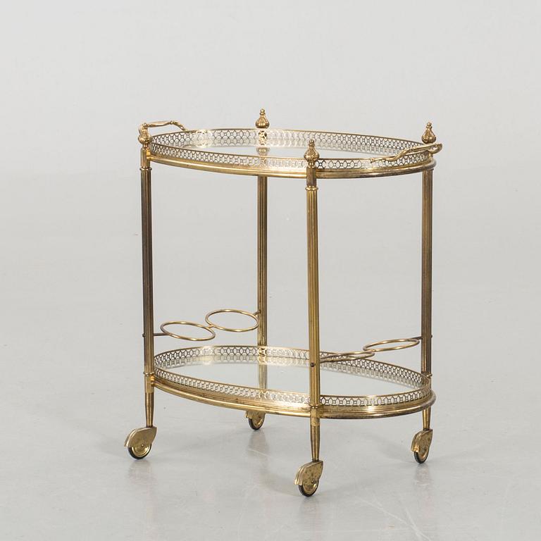 A BRASS TROLLEY SECOND HALF OF 20TH CENTURY.