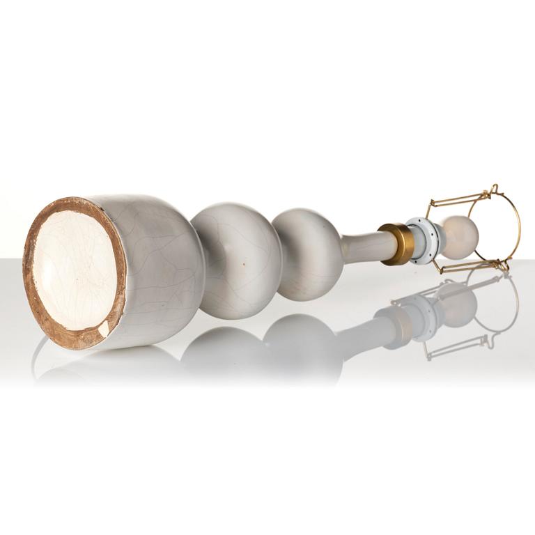 Georges Jouve, bordslampa, keramik, "Trois Boules", Frankrike 1950-tal.