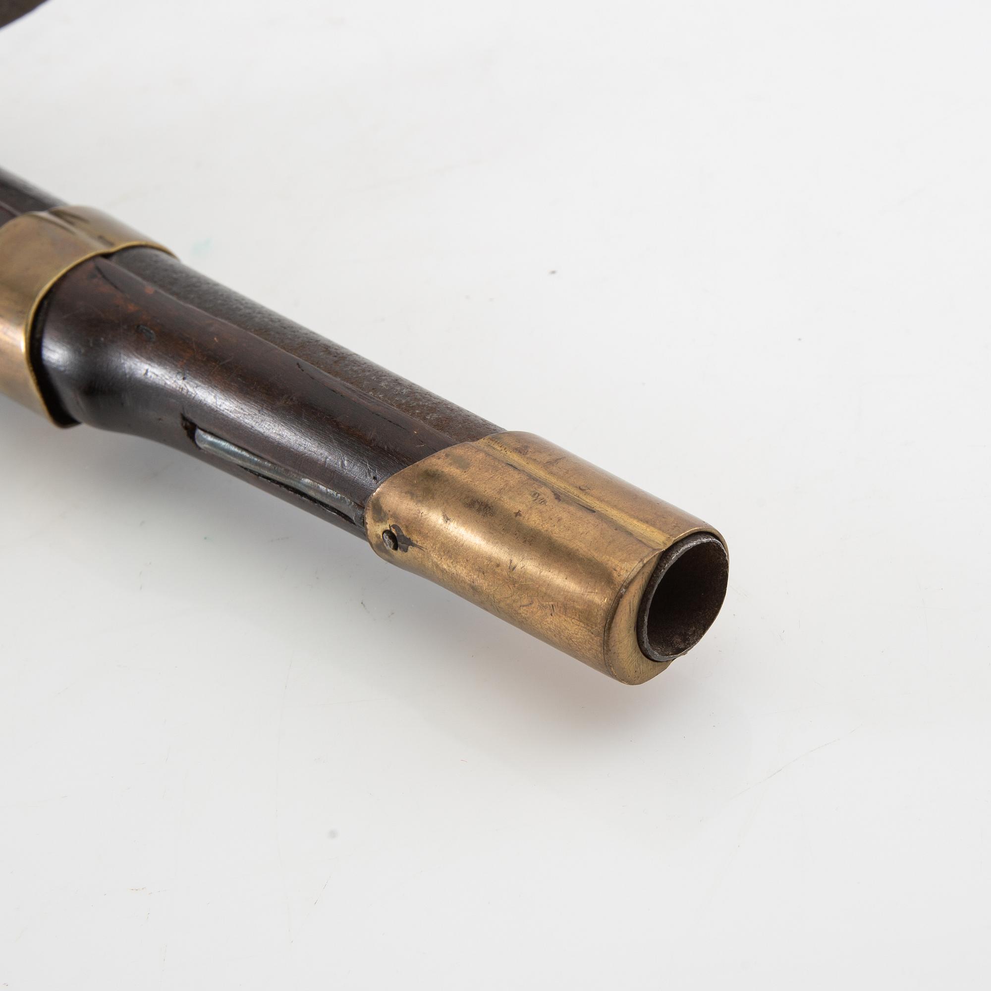 Flintlock pistol, Swedish, m/1816 for the Skåne Carabiniers.