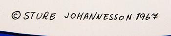 Sture Johannesson, poster, "Turn On The Institutions", 1967.