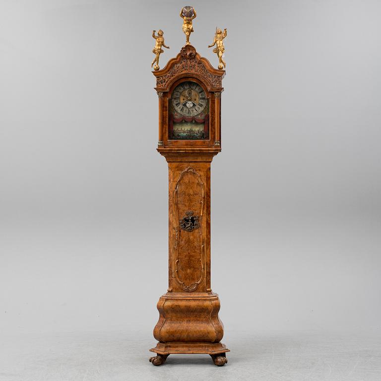 LONGCASE CLOCK, Gerut Bramer, Amsterdam. Second half of the 18th century.