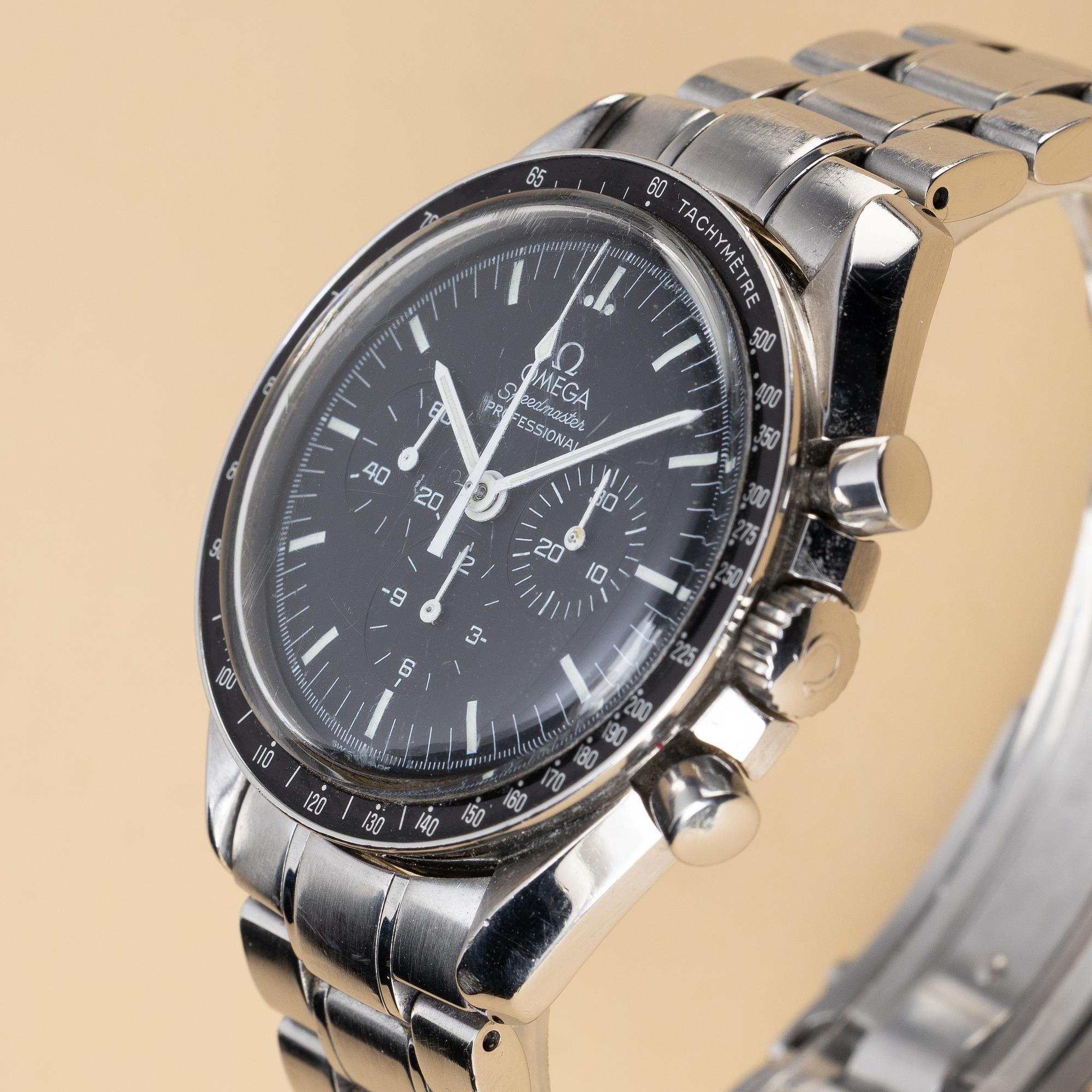Omega, Speedmaster, Moonwatch, Professional, “Hesalite Sandwich”, ca 2003.