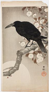 OHARA KOSON (KANAZAWA), träsnitt, 9 st, Japan.