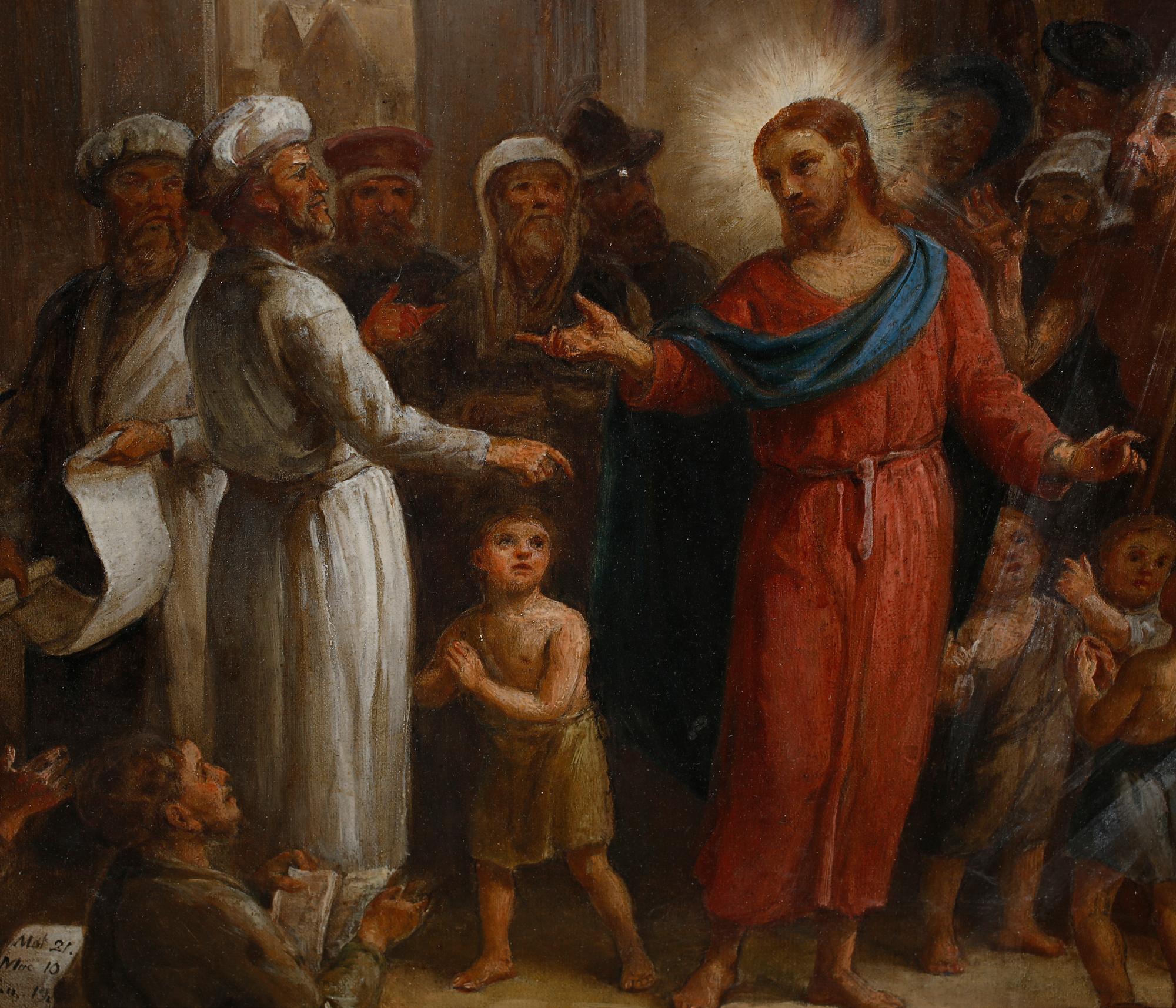 BENGT NORDENBERG, oil on canvas, copy of Pehr Hörberg, signed and dated 1876.