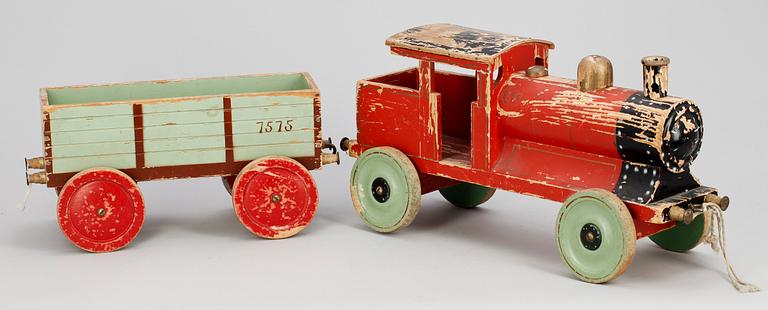 LEKSAKSTÅG, trä, 1900-tal.