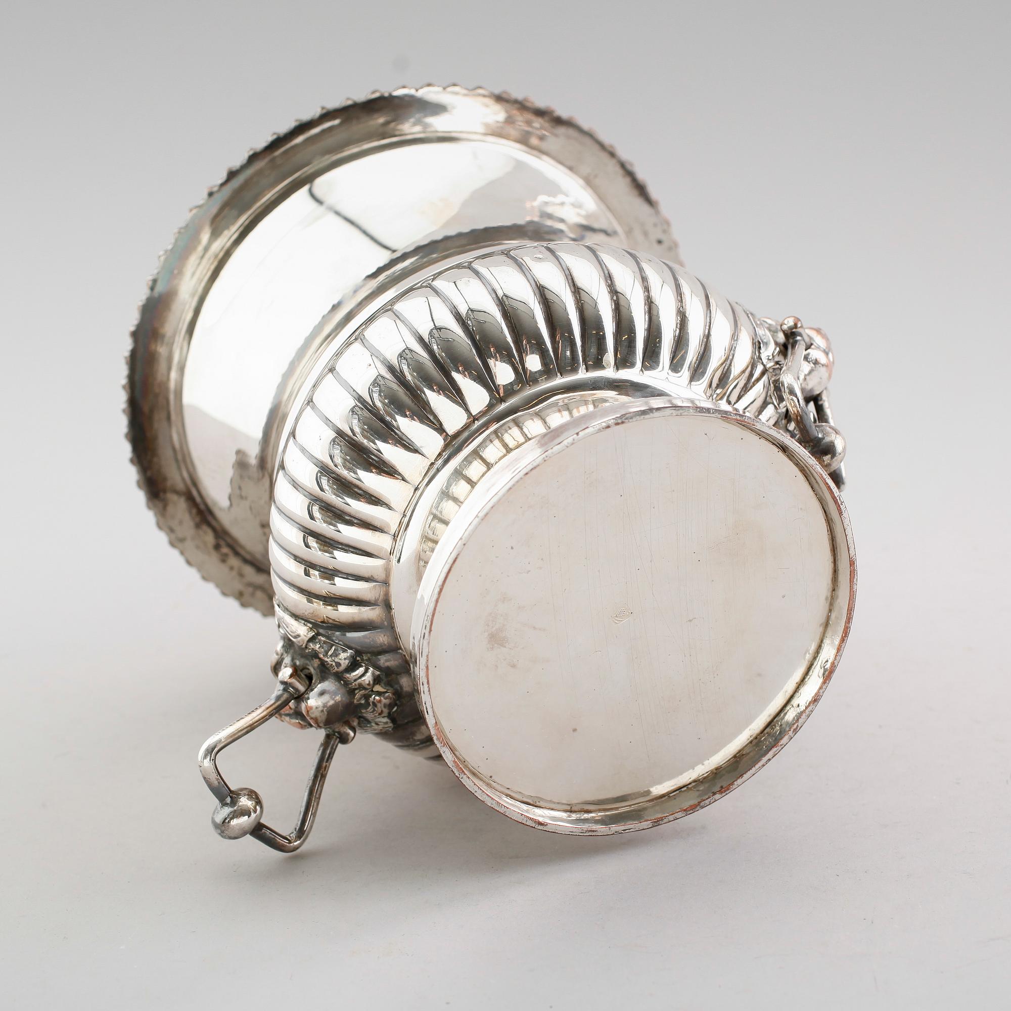 CHAMPAGNEKYLARE, argent haché, 1900-talets första hälft.