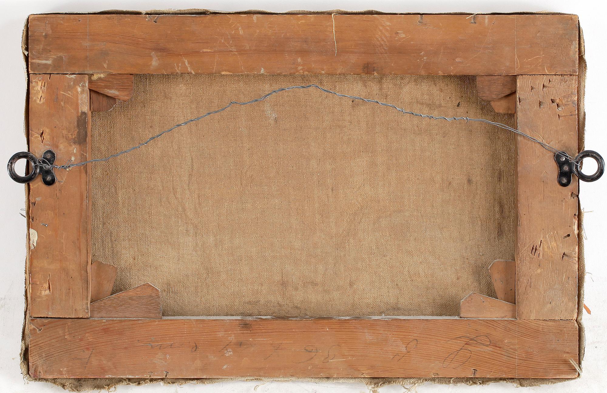 OKÄND KONSTNÄR, signerad EVL, omkring 1900.