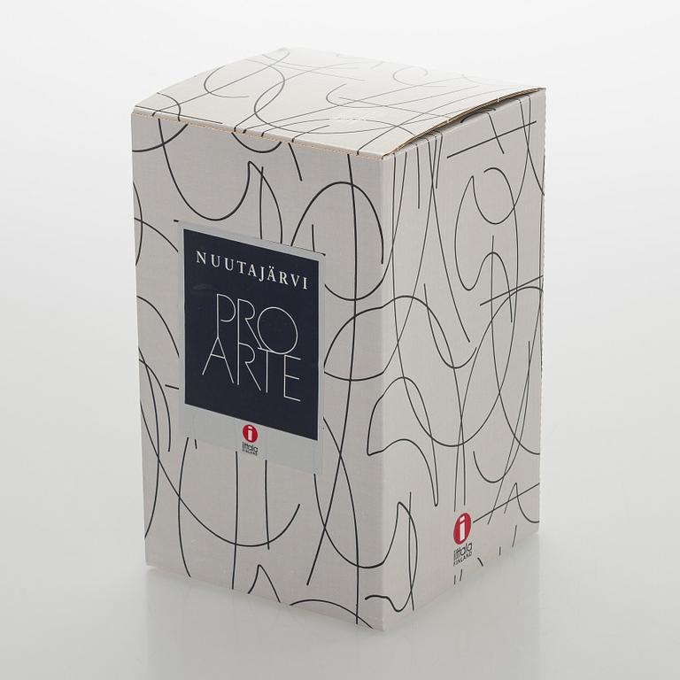 Oiva Toikka, glasfågel, signerad Oiva Toikka Nuutajärvi Notsjö Turun Sanomat.