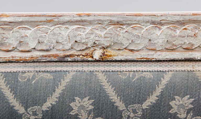 SOFFA, gustaviansk, sent 1700-tal.