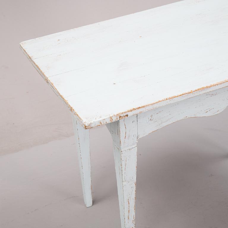 A painted table, 19th Century.