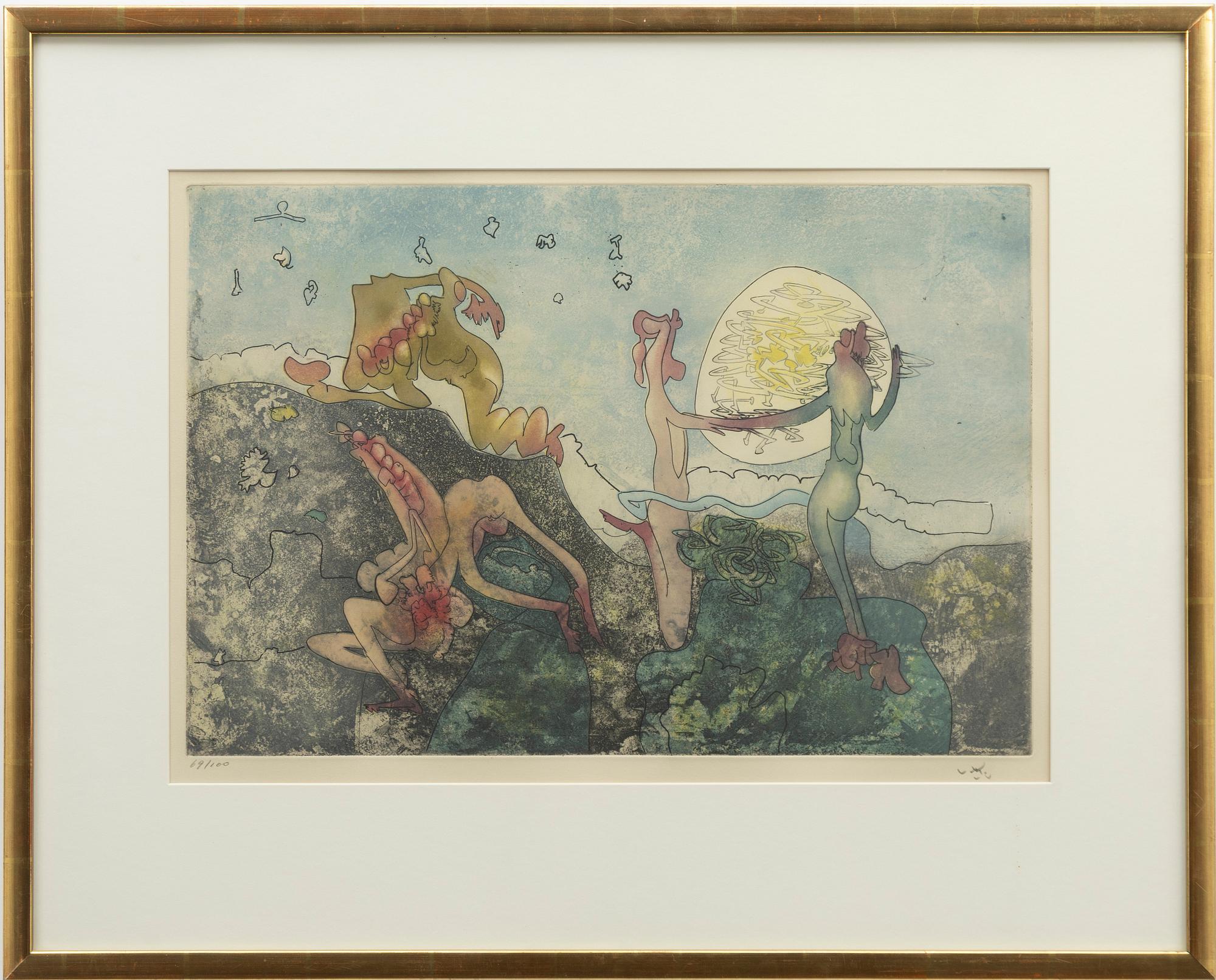Roberto Matta, Composition.