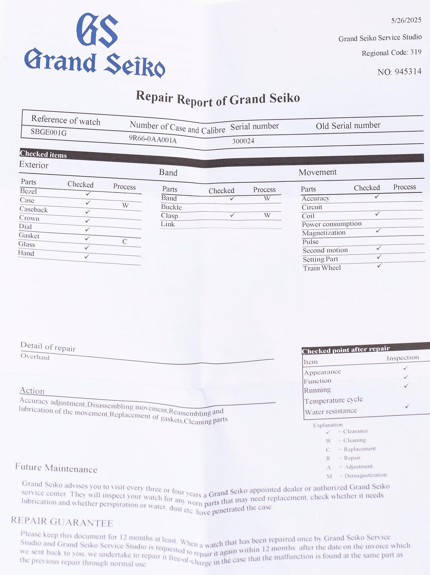 Grand Seiko, Spring Drive, GMT, rannekello, 44 mm.