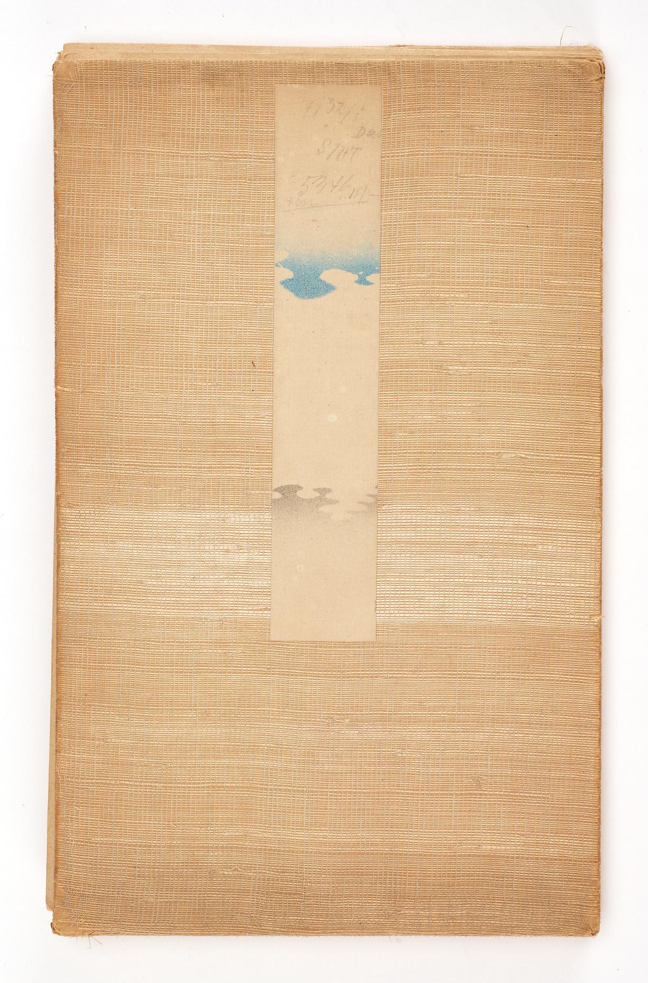 Wood cut in color, with different motifs. A folder of 9 pieces.