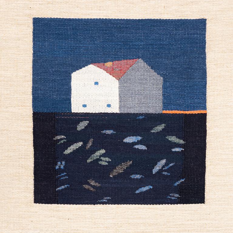 Mona Wassén, a tapestry, tapestry weave, ca 107 x 58,5 cm, signed Mona Wassén.