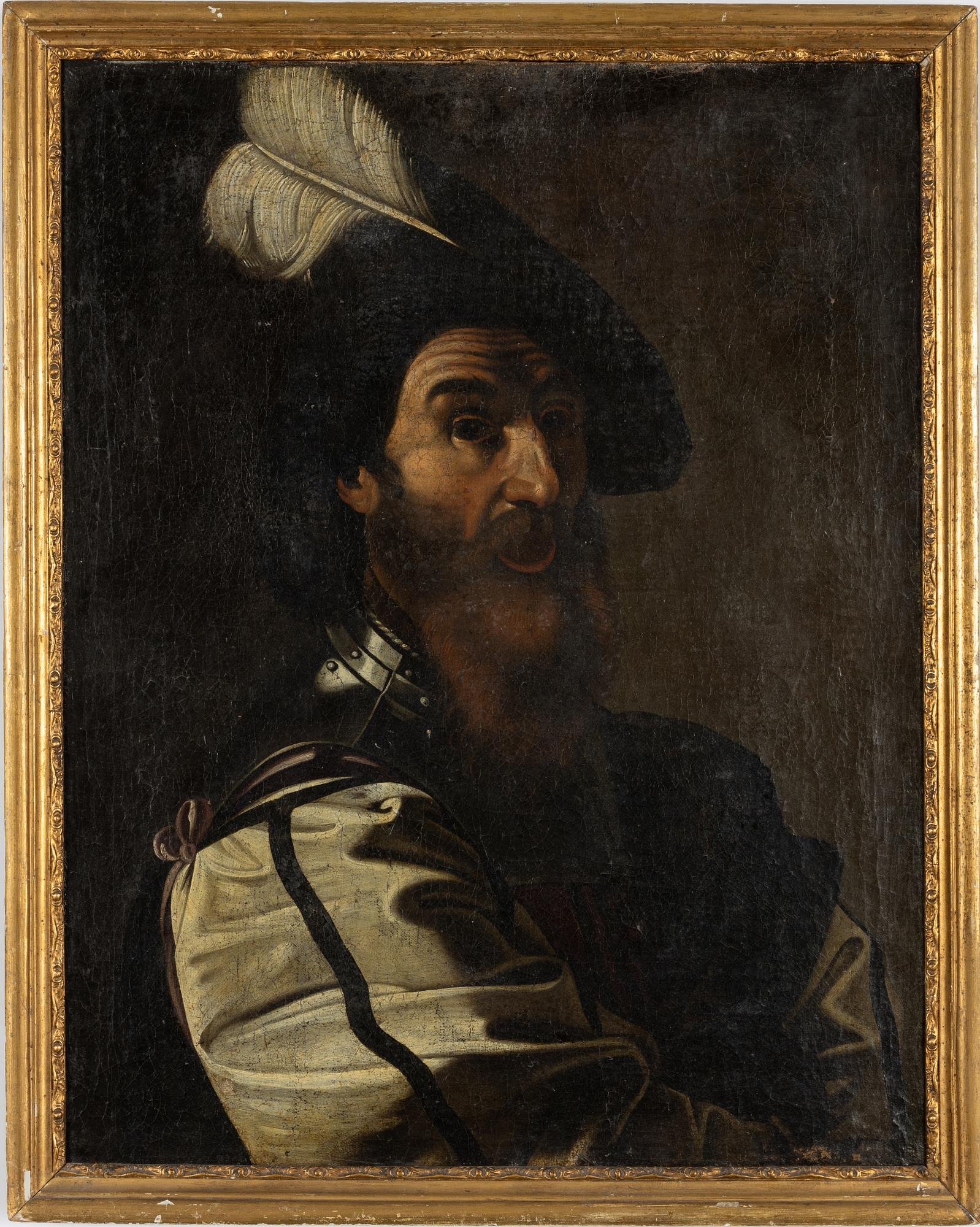 Dirck van Baburen, hans efterföljd, man i harnesk.