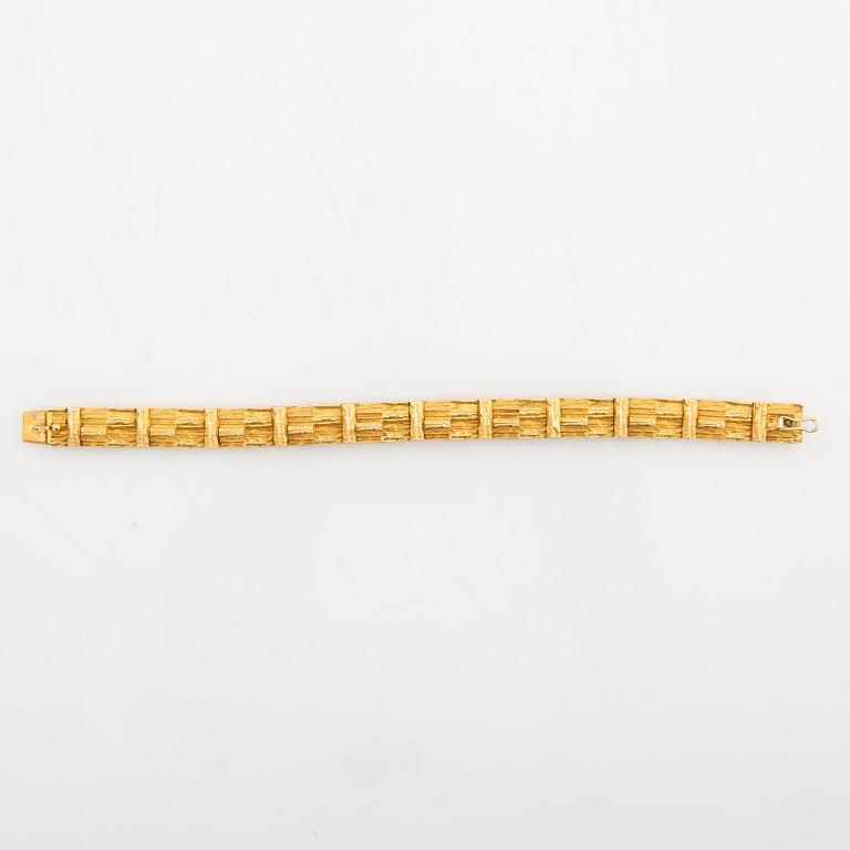 Björn Weckström, Bracelet "Kultaköngäs Cascade/Golden King Cascade" 18K gold, Lapponia.