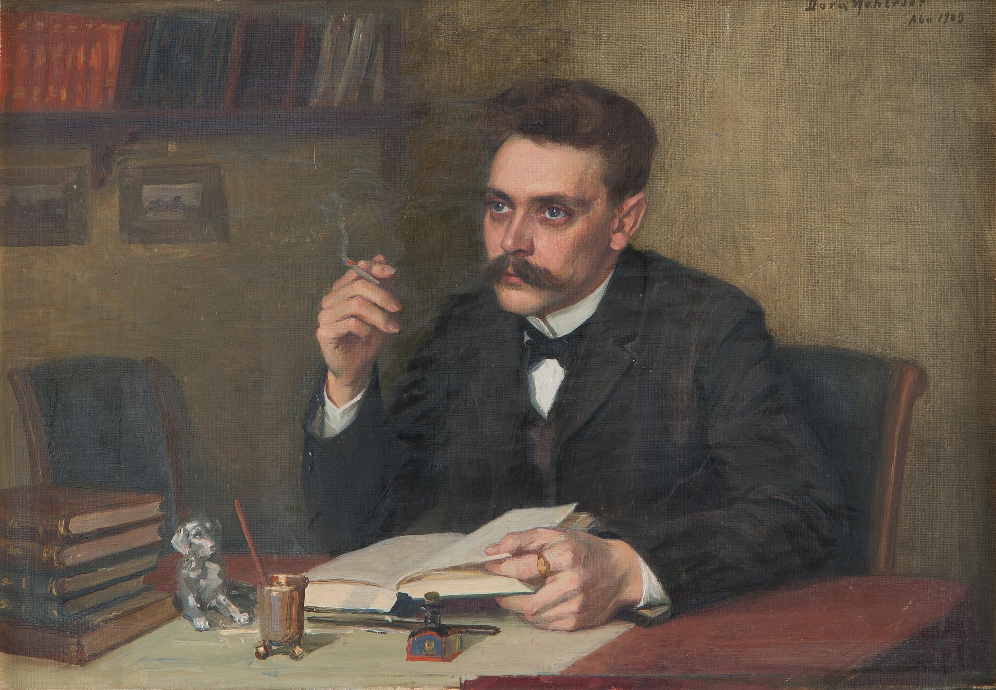Dora Wahlroos, The artist's brother Georg Wahlroos.