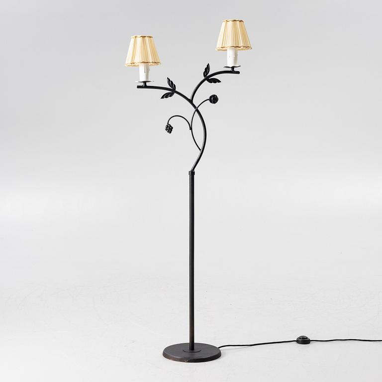 Bjerkås, a floor lamp model "1264", Gothenburg, 1940s.