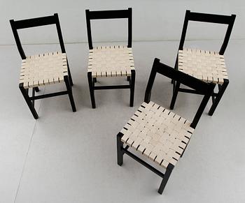 STOLAR, 4 st, "Schablon", John Kandell, Källemo.