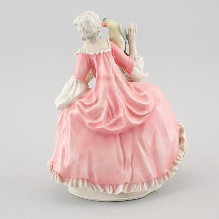 A porcelain figurine, Karl Ens, Germany, 20th century.