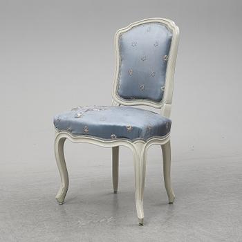 A mid 18th Century Rococo chair.