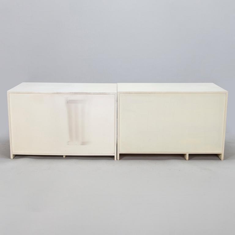 Aulis Leinonen, skrivbord, lådmodul modell 200 och skivan modell T216, Artek 1950-tal.