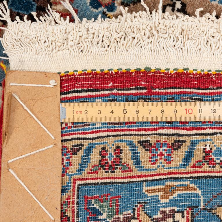 Rug, Ghom, approx. 220 x 140 cm.