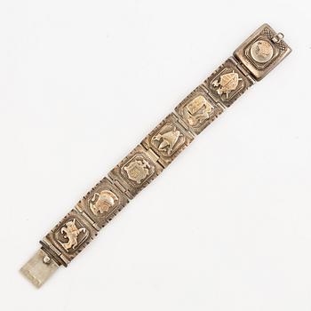 Bracelet, silver, Mexico.