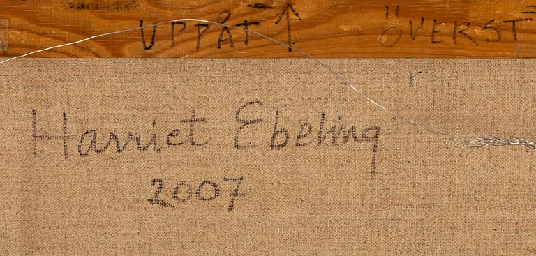 Harriet Ebeling, oil on canvas, signed and dated 2007 verso.