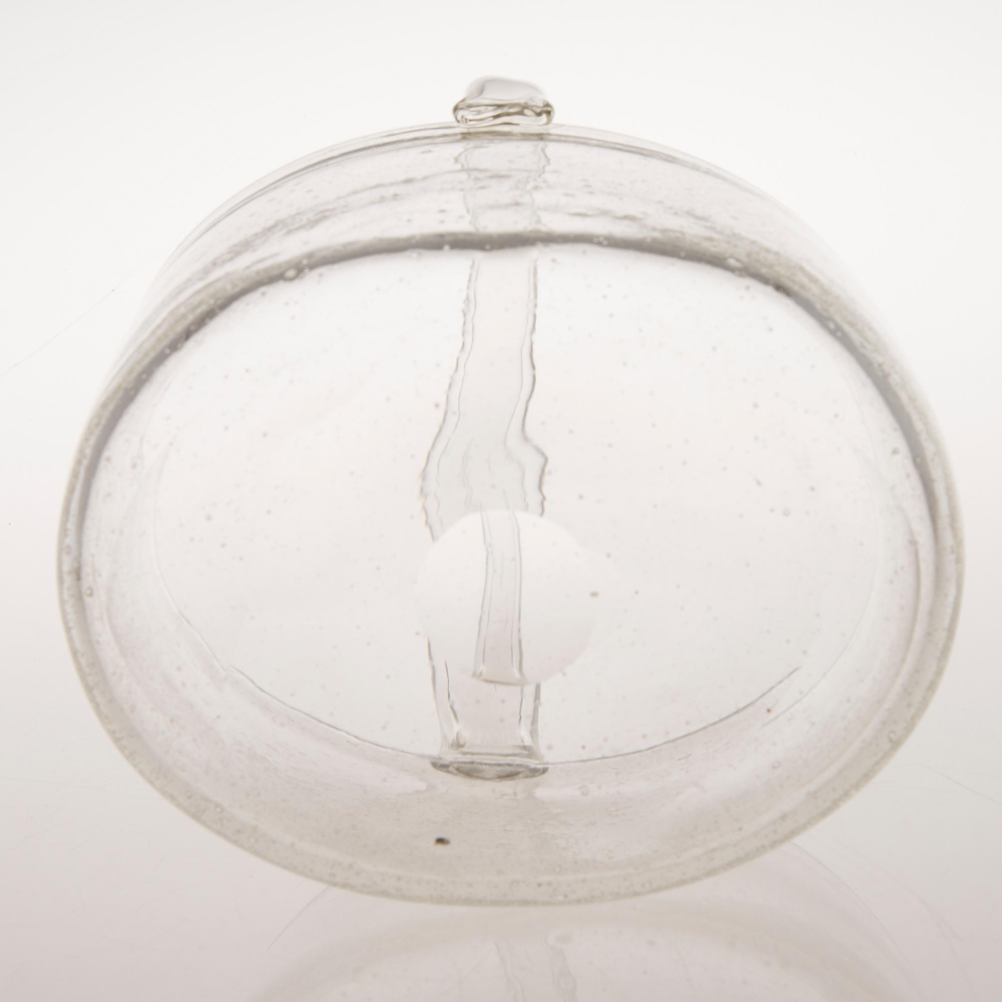 KAJ FRANCK Four Sargasso Glass Items, signed Nuutajärvi Notsjö.