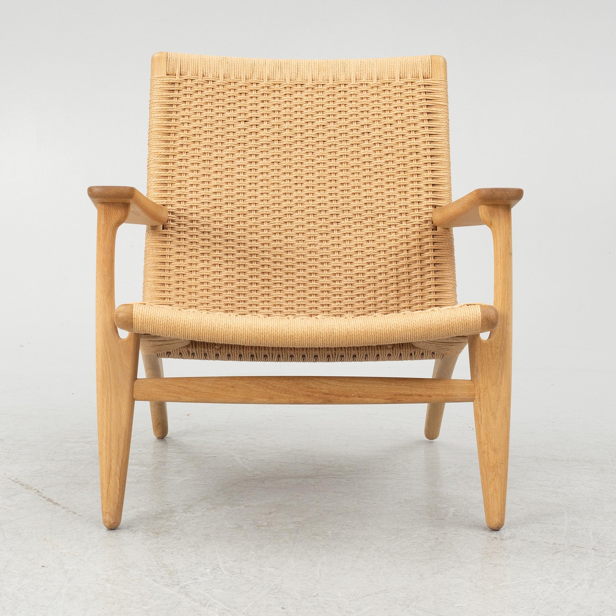 Hans J. Wegner, fåtölj, "CH25", Carl Hansen & Son, Danmark.