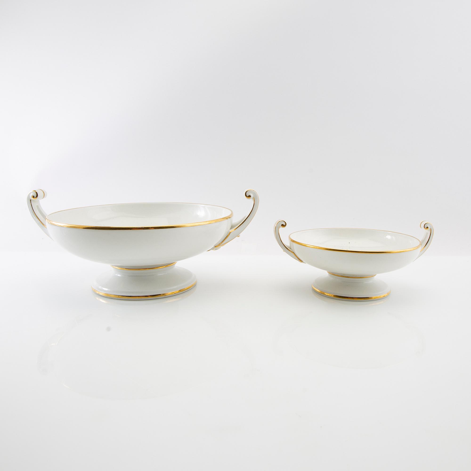 Service approximately 61 pieces Rörstrand first half of the 20th century porcelain.