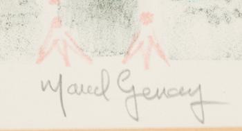 MARCEL GENAY, färglitografi, signerad, numrerad 45/285.
