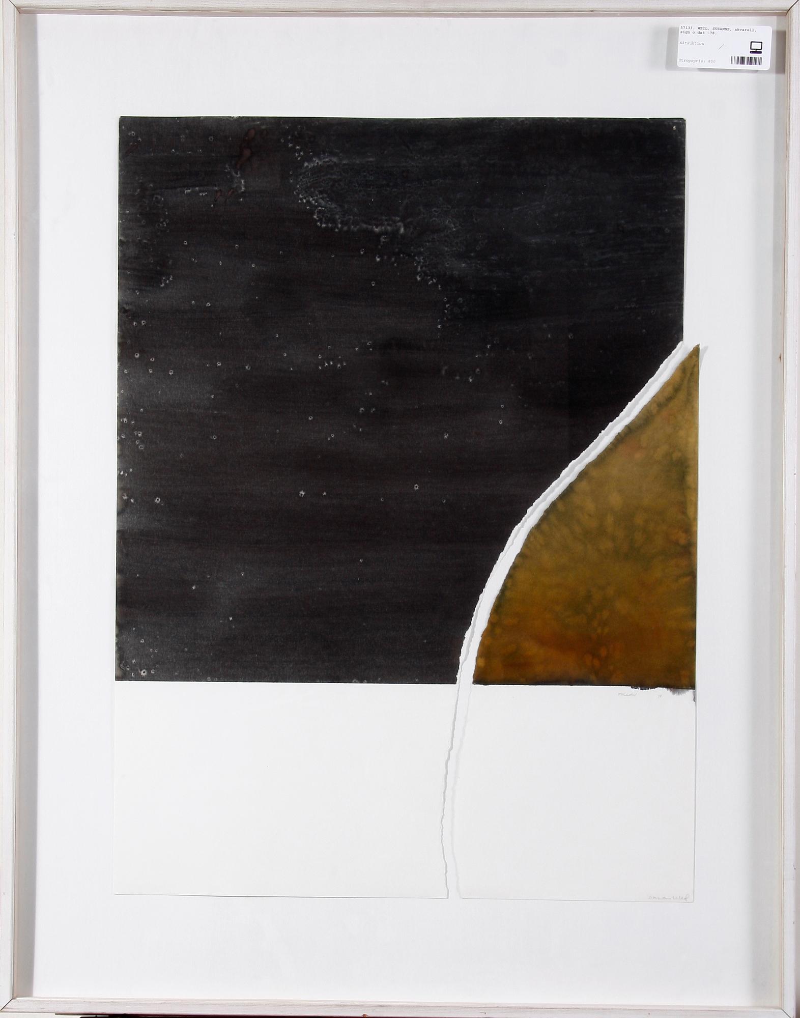 WEIL, SUSAN, akvarell, sign o dat -78.