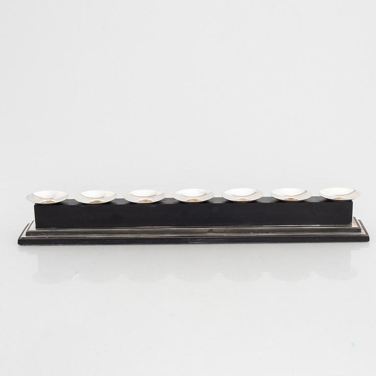 A silver candelabrum, GAB, Stockholm, 1939.