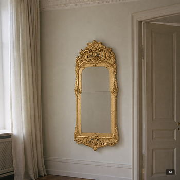 Mirror, Rococo, 18th century.
