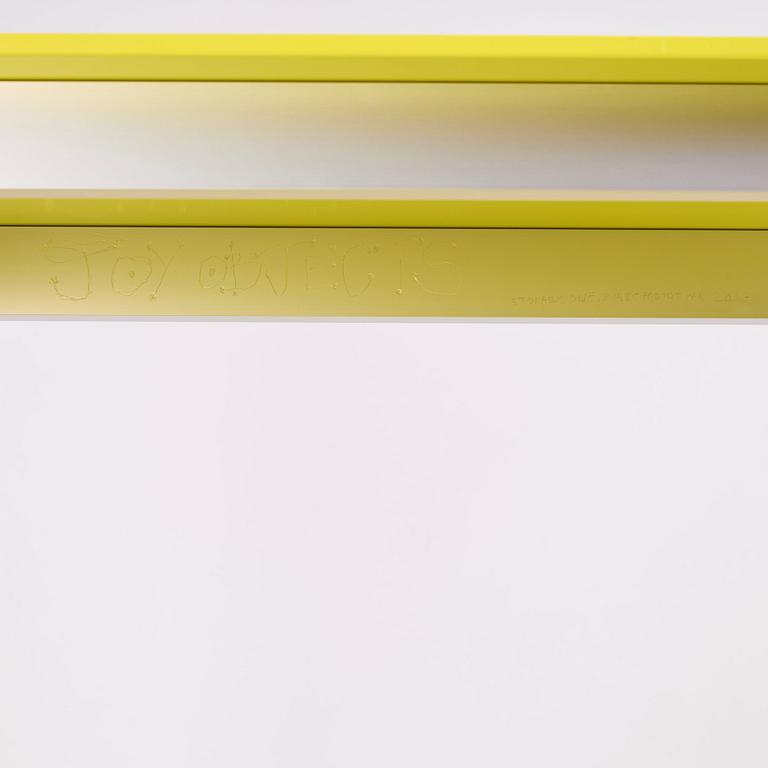 Fredrik Paulsen, a shelf, prototype, "Storage One (HI) Proto", JOY, 2023.