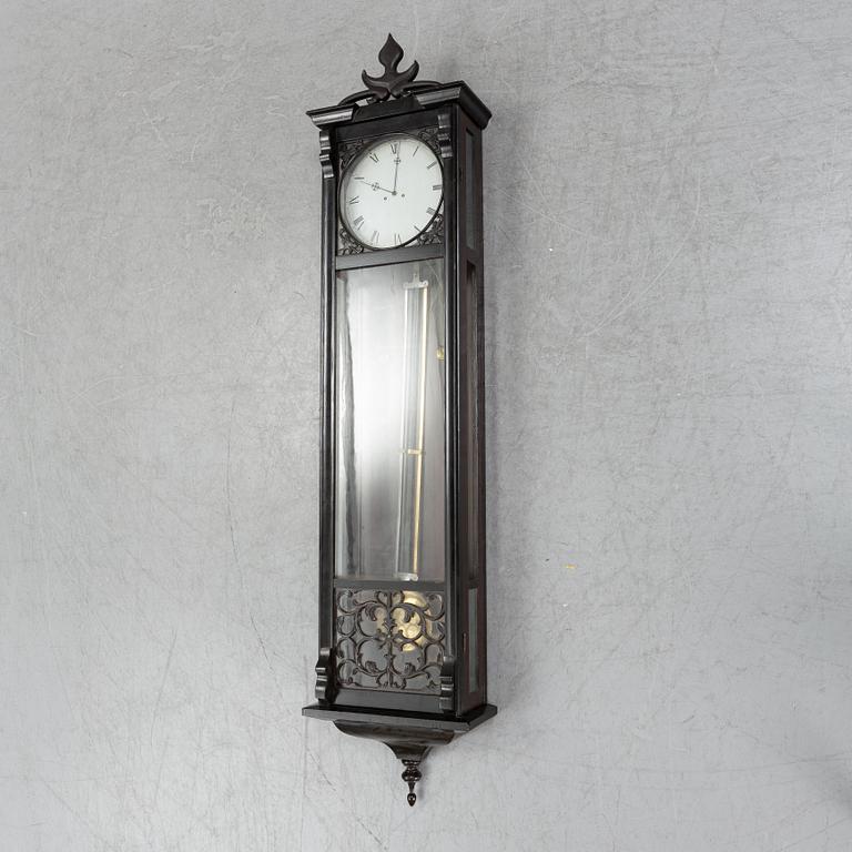 Wall clock, late 19th-century.