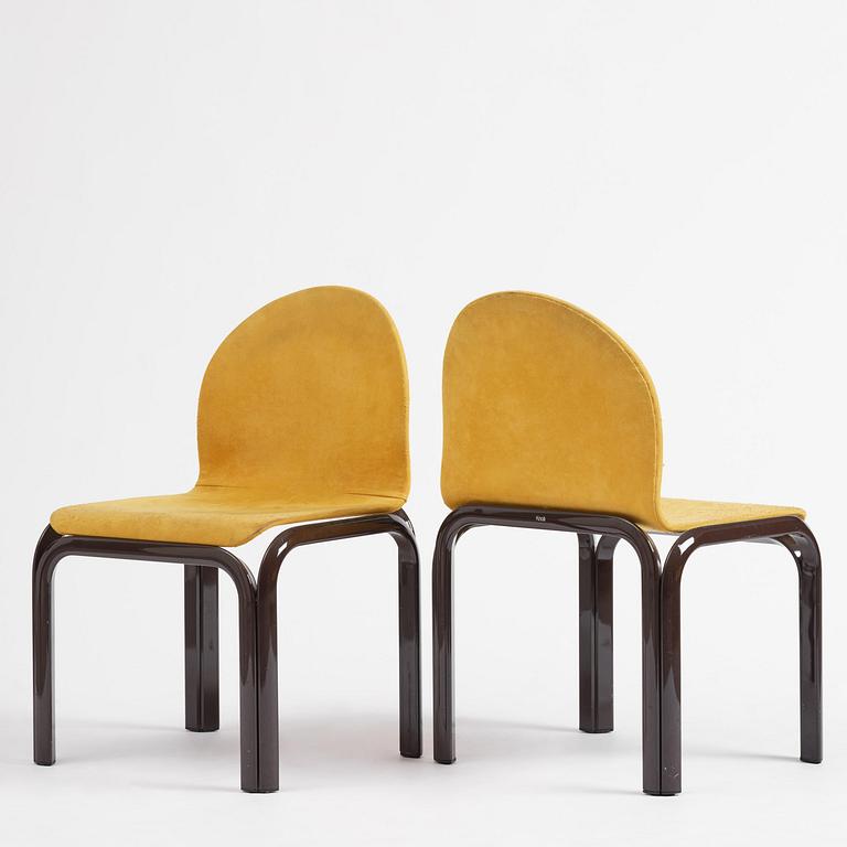 Gae Aulenti, stolar, sex stycken, "Orsay", Knoll International, Italien, efter 1976.