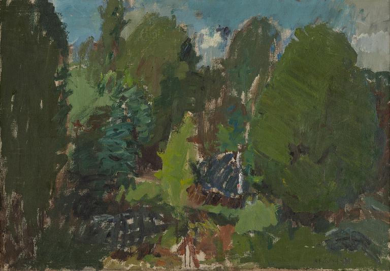 Alf Lindberg, oil on canvas, signed and dated -39.