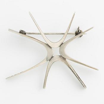 Rey Urban, brosch, sterlingsilver, Stockholm, 1962.