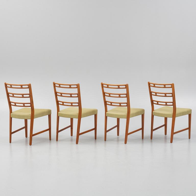 David Rosén, four chairs from the "Futura" series, Nordiska Kompaniet.